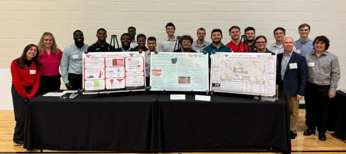 All 3 teams at the Purdue Symposium